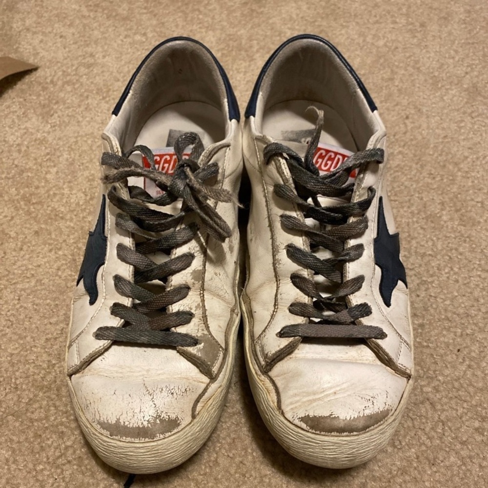 Men’s Golden Goose SuperStar GGDB/SSTAR Distressed Sneaker 8.5 41